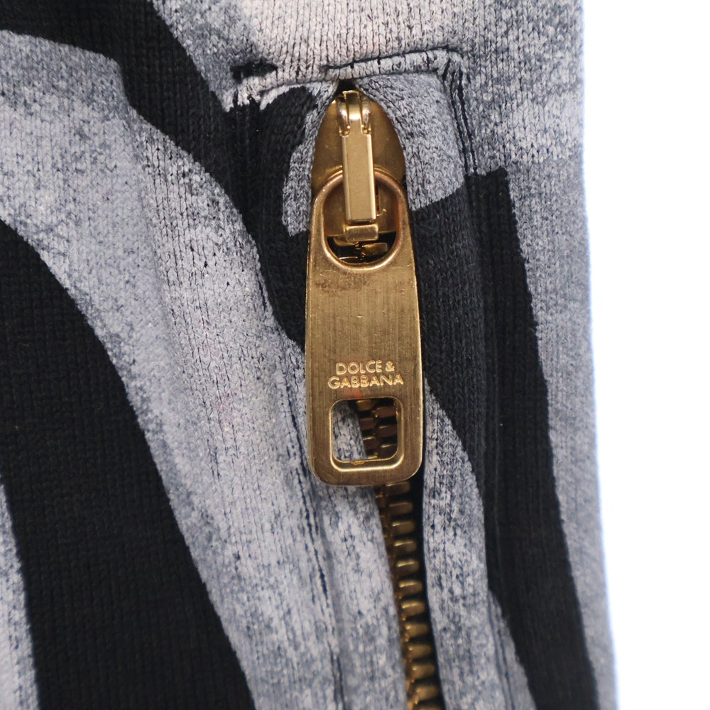 DOLCE & GABBANA(ドルチェアンドガッバーナ) グラフィックロゴ プリント スウェット ジョガーパンツ ブラック/レッド GY7PAT HH7DL