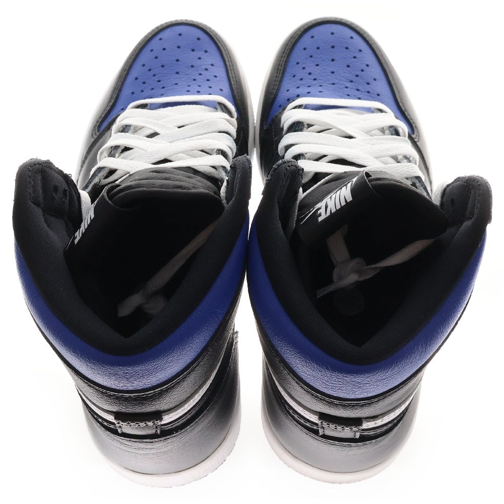 NIKE(ナイキ) AIR JORDAN 1 RETRO HIGH OG ROYAL TOE 2020 エアジョーダン 1 レトロ ハイ ロイヤル トゥ ハイカットスニーカー ホワイト/ブラック/ブルー US9/27.0cm