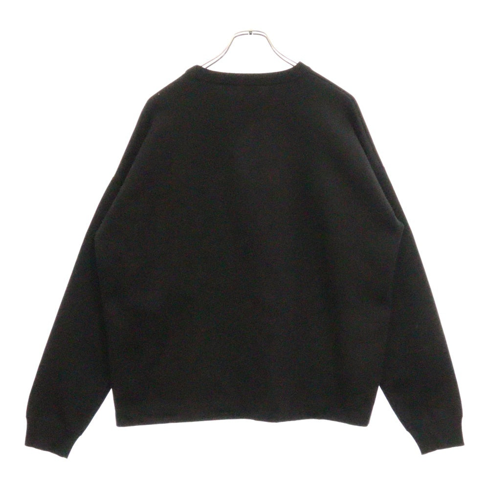 LOEWE(ロエベ) ANAGRAM POCKET SWEATER H526Y14KDK アナグラム クルーネック ニット セーター ブラック