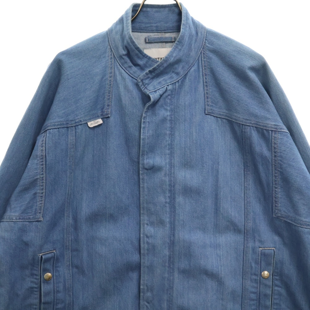 WTAPS(ダブルタップス) 21SS フィッシュテール ジップアップデニムコート インディゴ 211WVDT-JKM02