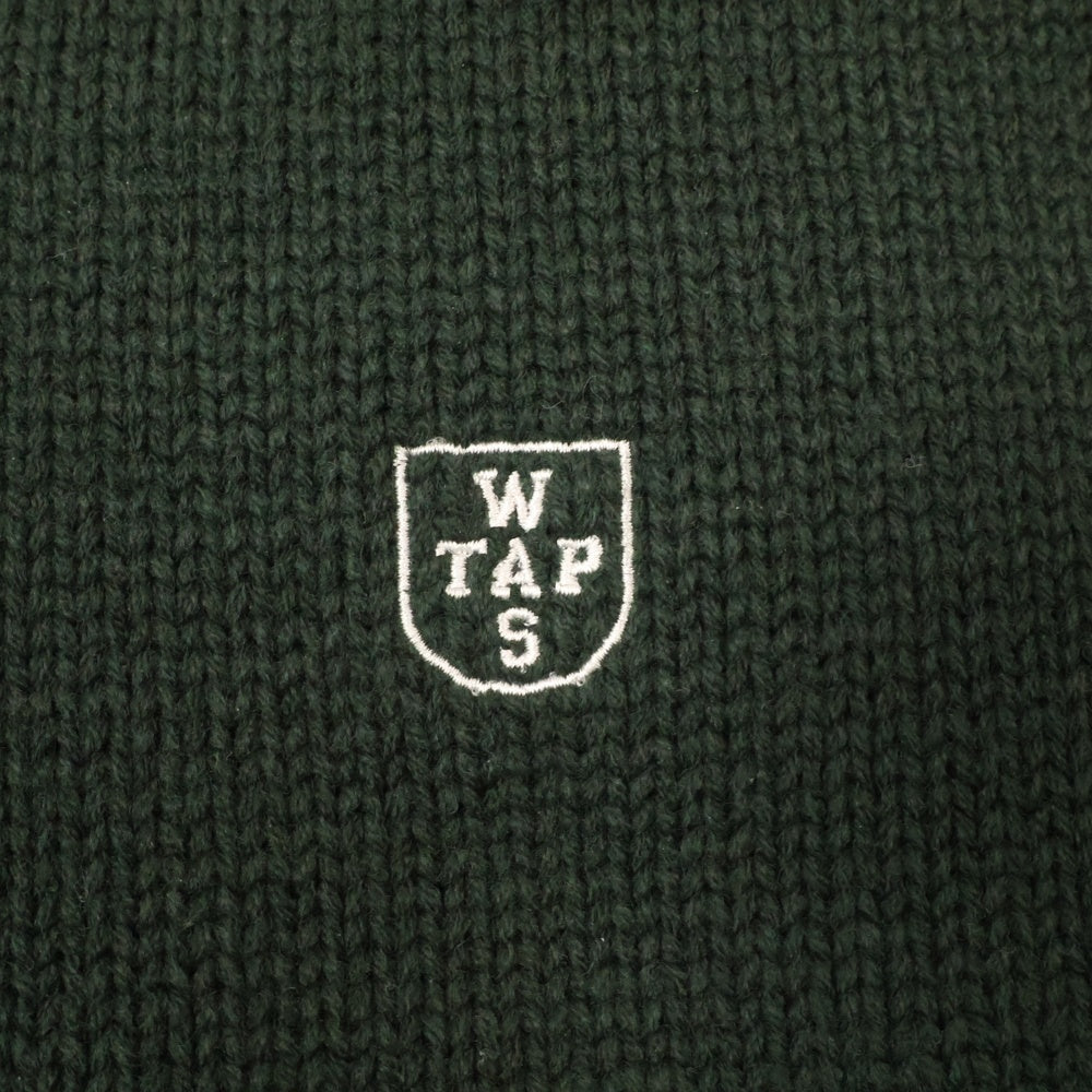 WTAPS(ダブルタップス) 22AW DITCH VEST ACRYLIC 222MADT-KNM01 Vネック ニット ディッチベスト カーキ