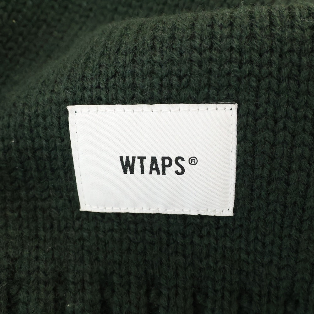 WTAPS(ダブルタップス) 22AW DITCH VEST ACRYLIC 222MADT-KNM01 Vネック ニット ディッチベスト カーキ