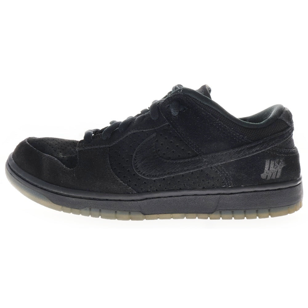 NIKE(ナイキ) ×UNDEFEATED DUNK LOW SP 5 ON IT DO9329-001 アンディフィーテッド ダンク ファイブオンイット ローカットスニーカー ブラック US9/27.0cm