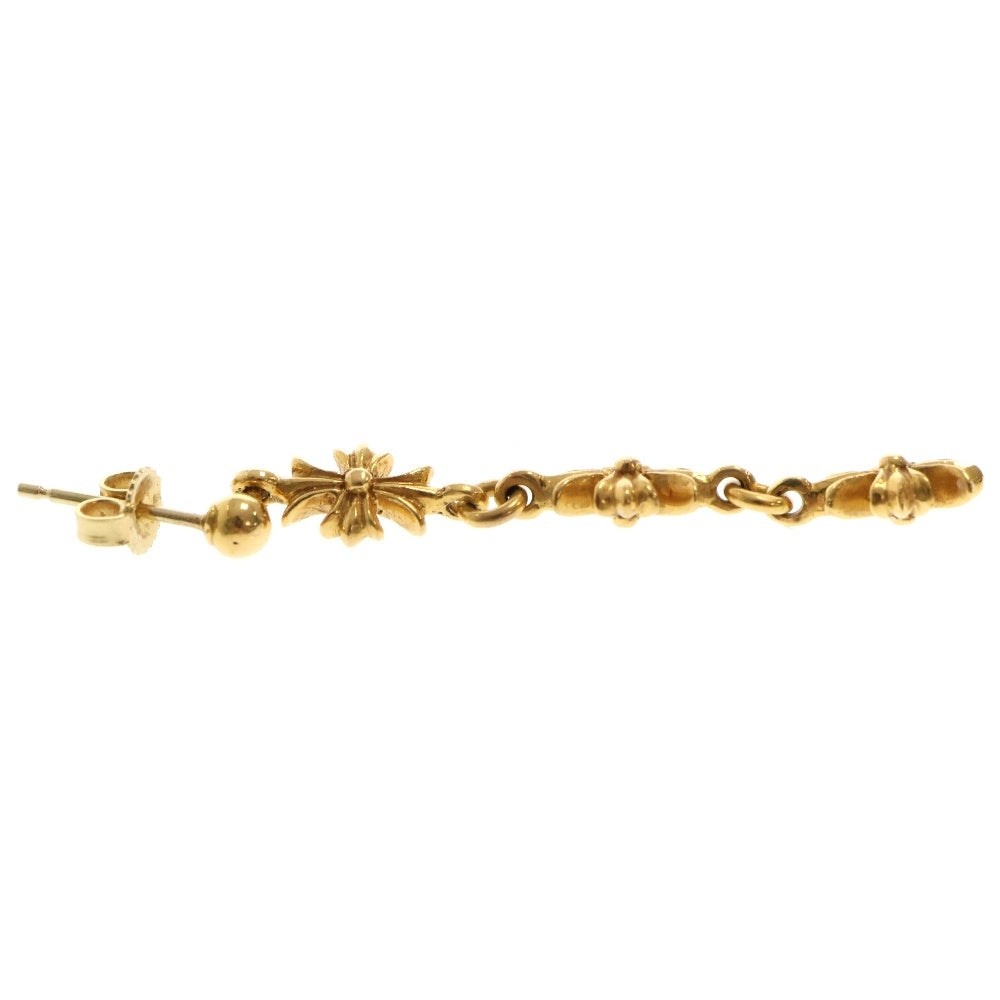 CHROME HEARTS(クロムハーツ) 22K TNY E CH PLS 3 タイニーE CHプラス 3ドロップピアス ゴールド