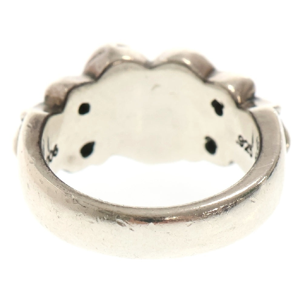 CHROME HEARTS(クロムハーツ) FLRL CRS HRT フローラルハートリング シルバー
