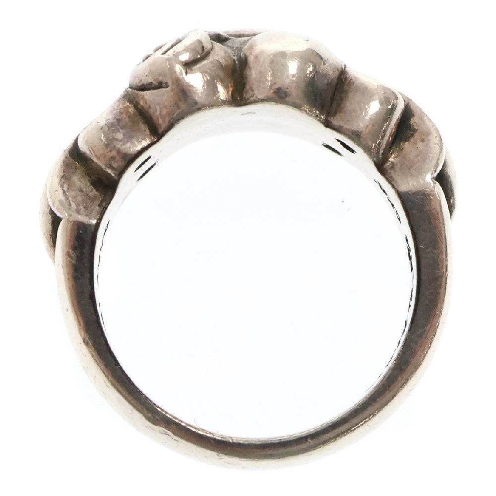 CHROME HEARTS(クロムハーツ) FLRL CRS HRT フローラルハートリング シルバー