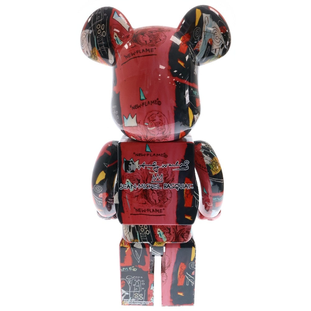 MEDICOM TOY(メディコムトイ) BE@RBRICK Andy Warhol ×JEAN-MICHEL BASQUIAT #1 1000% アンディ ウォーホル ジャン ミシェル バスキア ベアブリック フィギュア マルチ