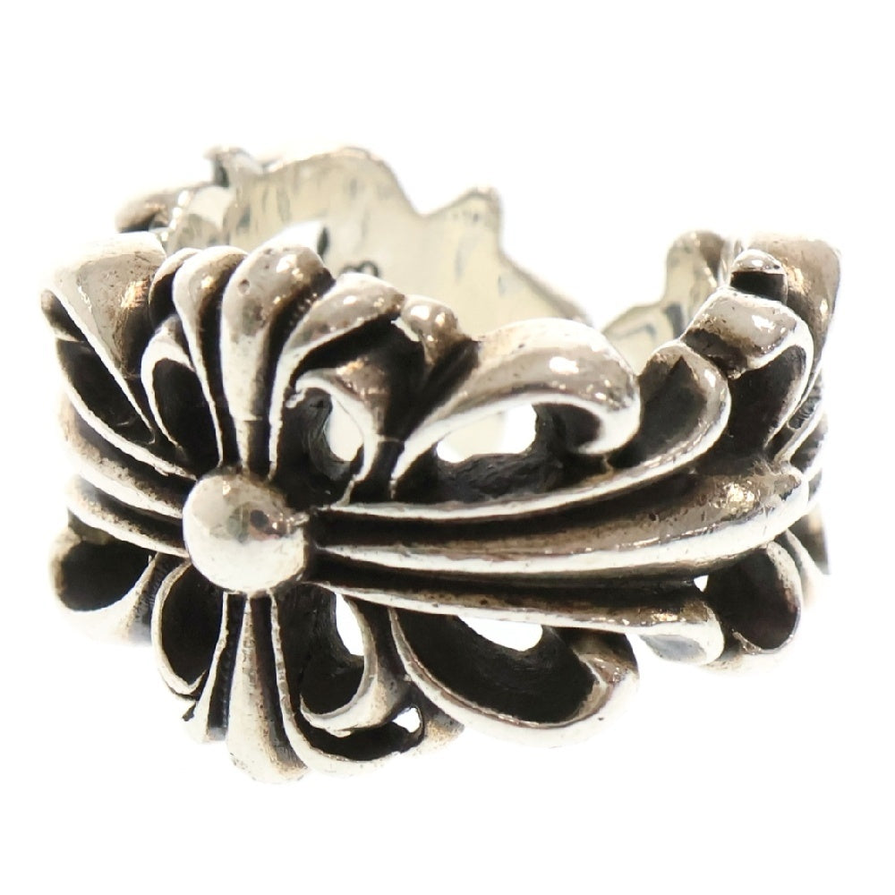 CHROME HEARTS(クロムハーツ) DBL FLRL CRS ダブルフローラルクロス リング シルバー BCA390