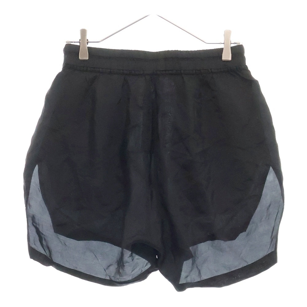 Rick Owens(リックオウエンス) 22SS Drawstring Bermuda Shorts RP01B4307-J ドローストリング バミューダ ショーツ ハーフパンツ ブラック