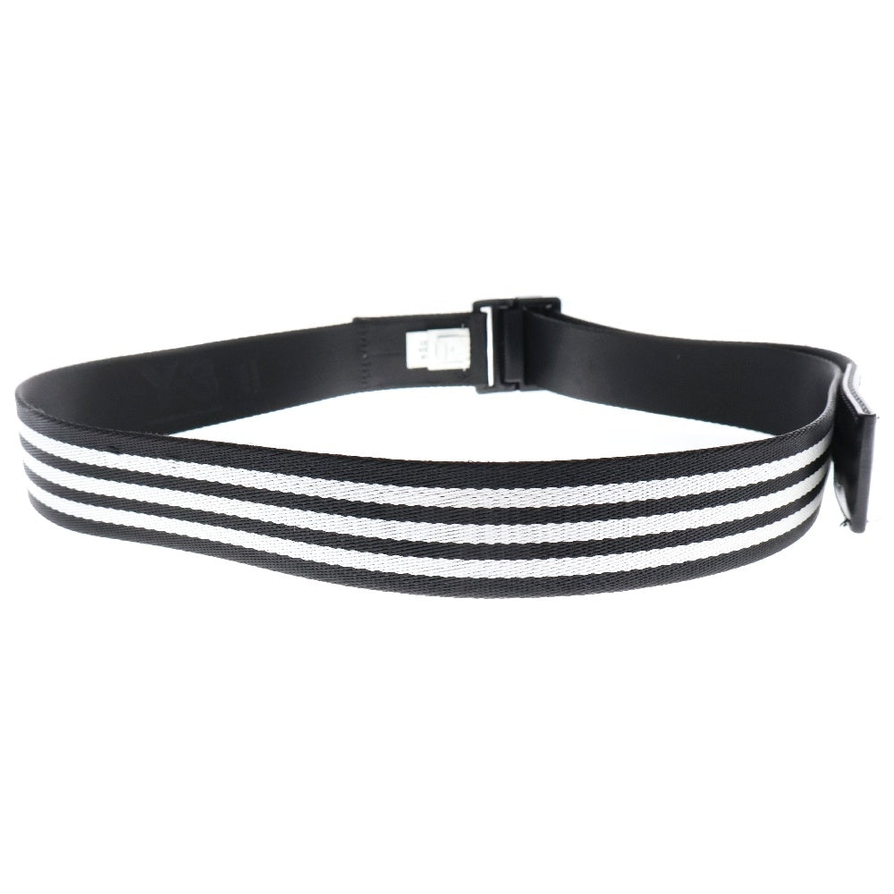 Y-3(ワイスリー) CLASSIC LOGO BELT HD3304 クラシックロゴベルト ブラック/ホワイト