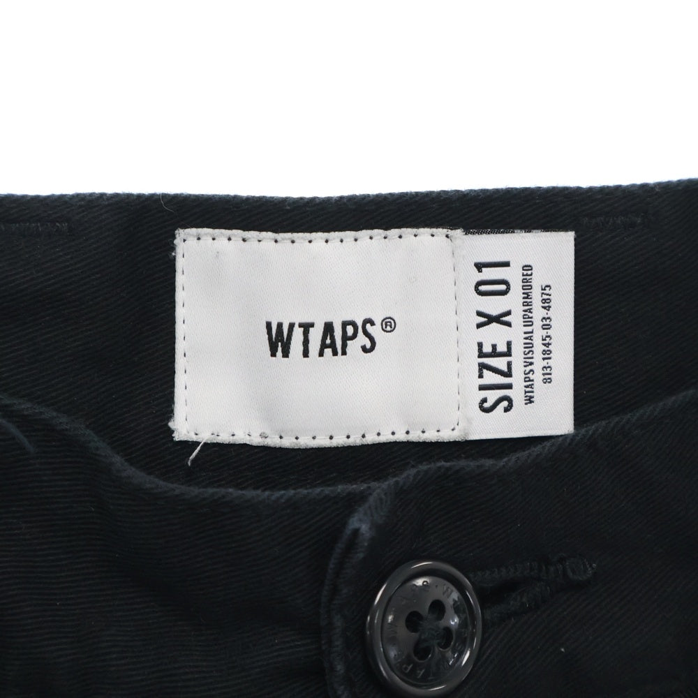 WTAPS(ダブルタップス) 22SS BUDS SHORTS COTTON TWILL 221BRDT-PTM08 コットンツイルショーツ ハーフパンツ ブラック