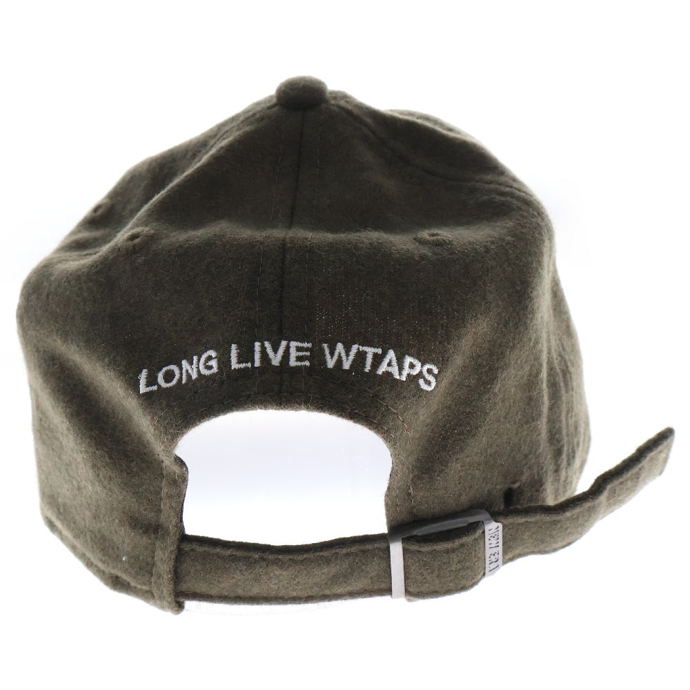 WTAPS(ダブルタップス) ×NEWERA WONY FLANNEL LLW ニューエラ ウール ベースボールキャップ 帽子 カーキ