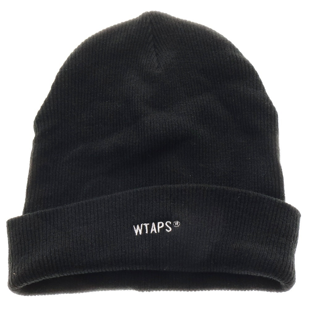WTAPS(ダブルタップス) 21AW BEANIE 212MADT-HT01 アクリル ニットキャップ ビーニー 帽子 ブラック