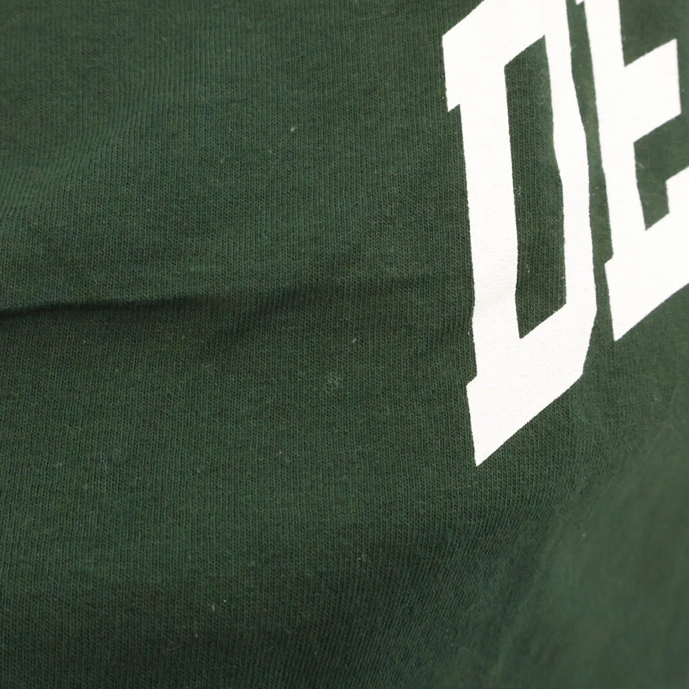 DESCENDANT(ディセンダント) ロゴ プリント クルーネック 半袖Tシャツ カットソー カーキ