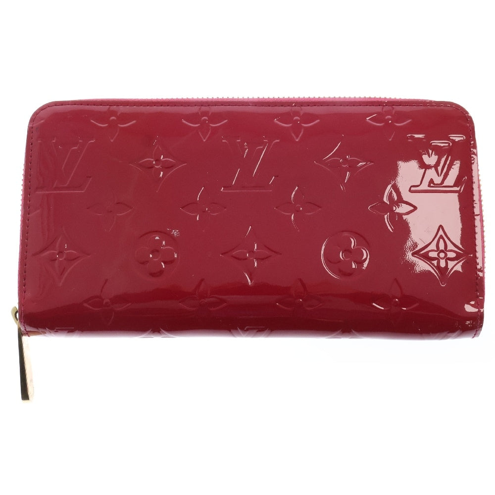 LOUIS VUITTON(ルイヴィトン) ヴェルニ ジッピーウォレット 長財布 レッド レディース M93058