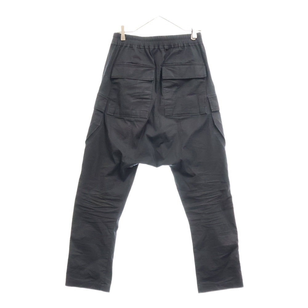 Rick Owens(リックオウエンス) 21AW GETHSEMANE CARGO LONG PANTS カーゴサルエルロングパンツ ブラック RU02A5379-TE