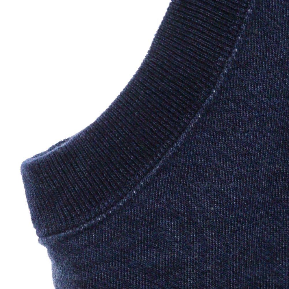WTAPS(ダブルタップス) 22SS DITCH VEST COTTON INDIGO 221ATDT-SCM35 コットン スウェット ベスト インディゴ