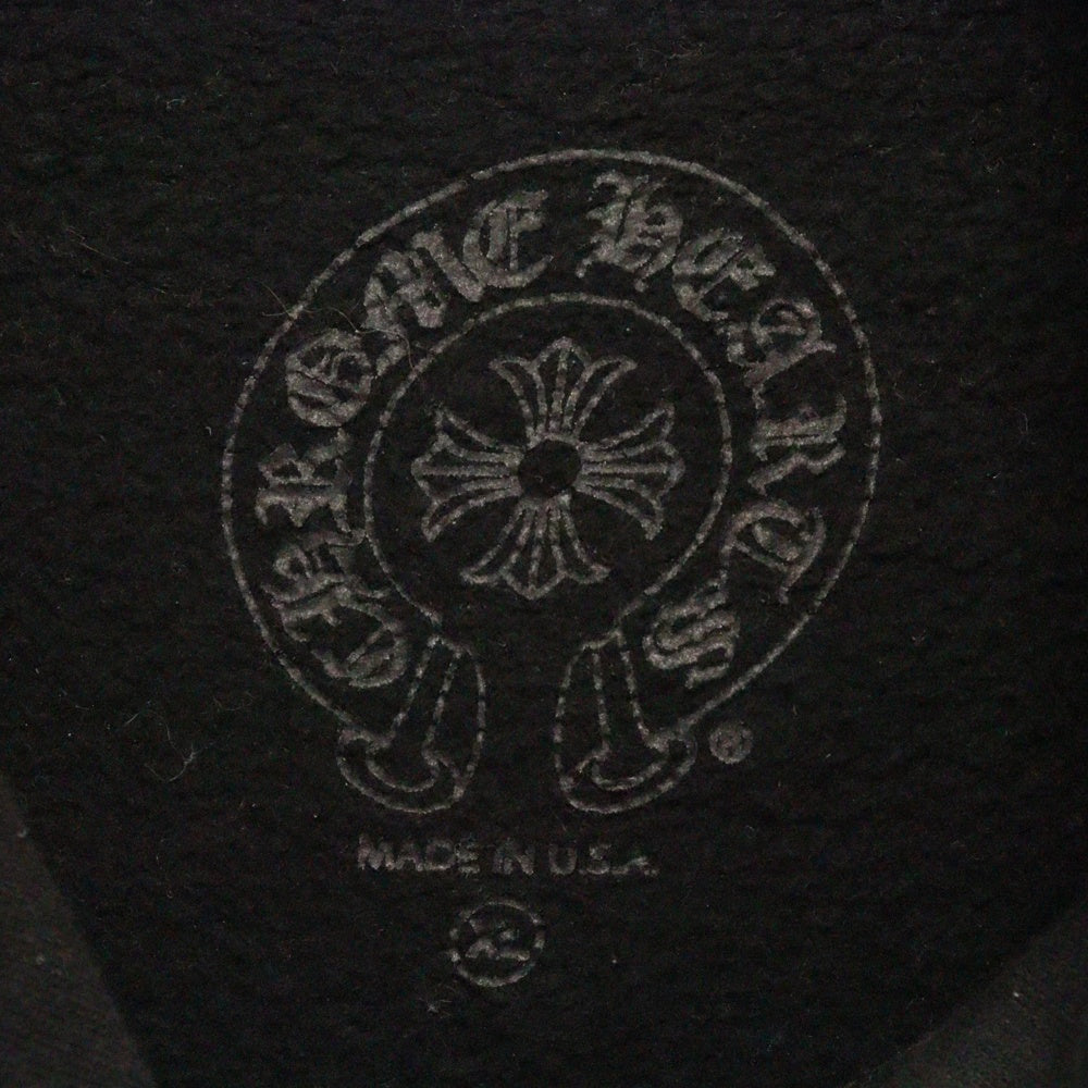 CHROME HEARTS(クロムハーツ) SWTSHRT PLVR ロサンゼルス限定ホースシュープリントプルオーバーパーカー ブラック