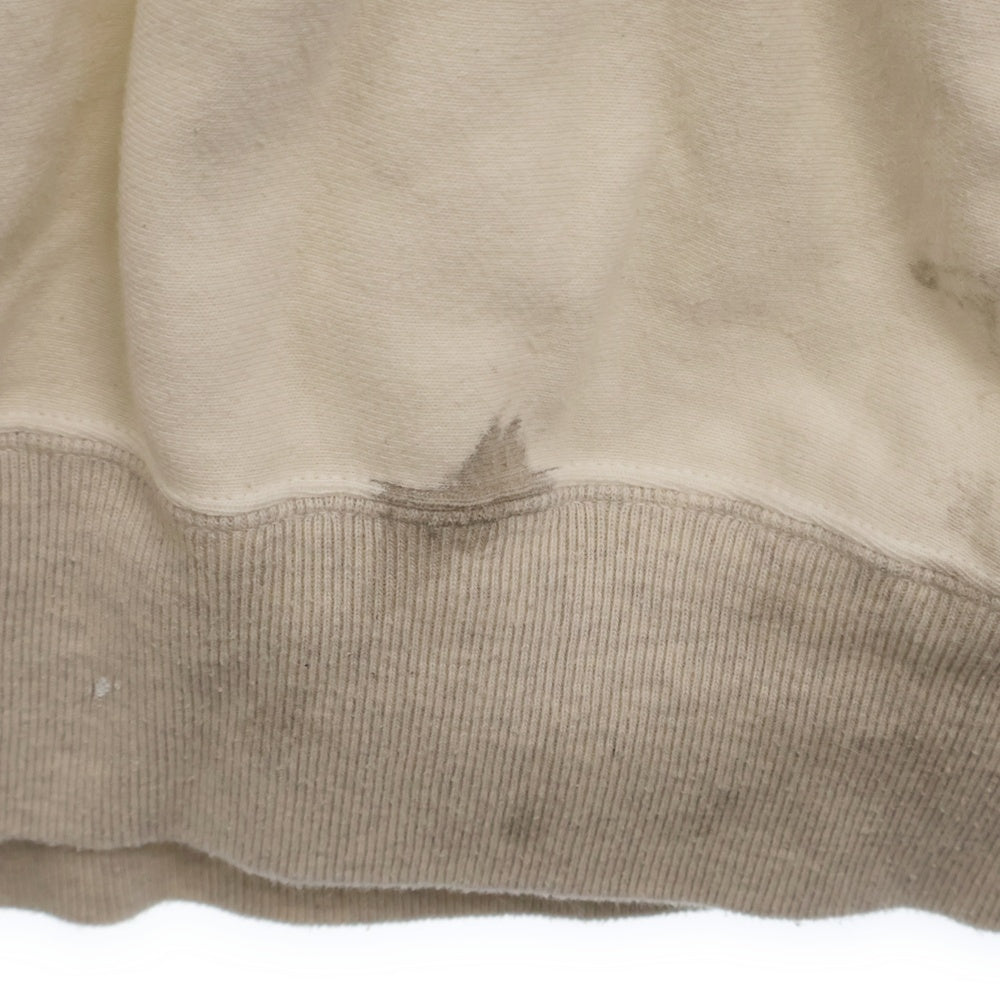 SAINT MICHAEL(セントマイケル) 22SS SWEAT SHIRT COLLEGE SM-S22-0000-039 ヴィンテージ加工スウェットトレーナー グレー