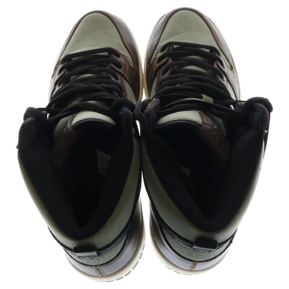NIKE SB(ナイキエスビー) DUNK HIGH Baroque Brown BQ6826-201 ダンク バロックブラウン ハイカットスニーカー ブラウン/カーキ US10/28.0cm