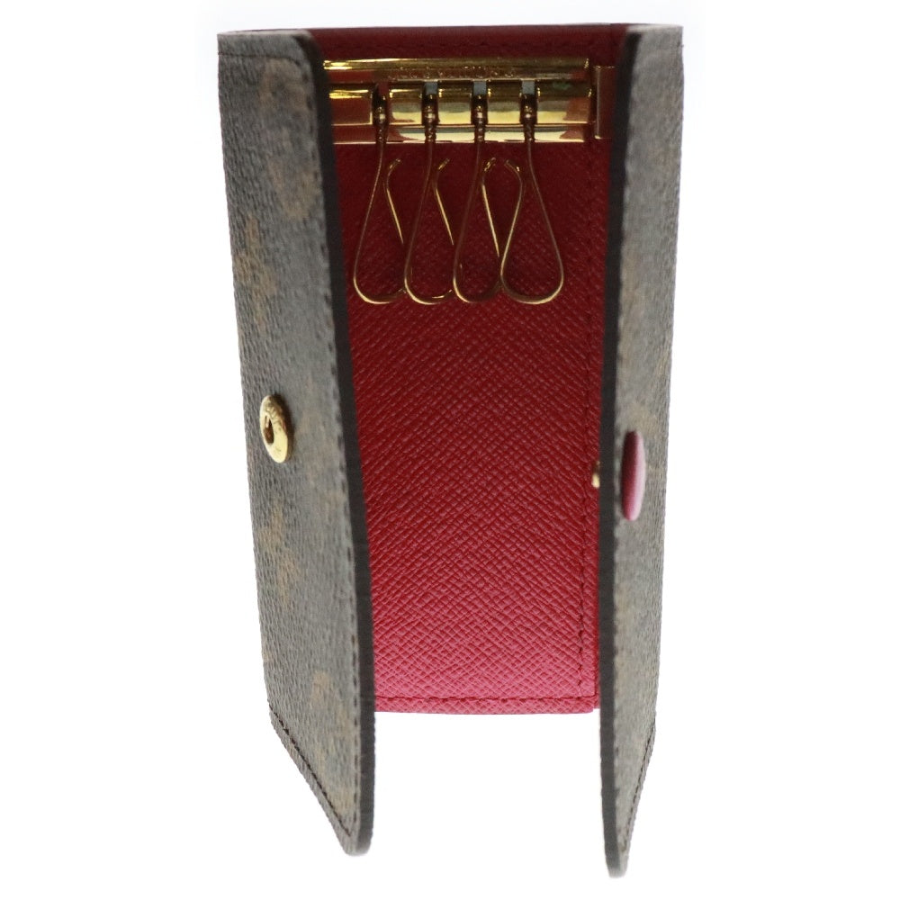 LOUIS VUITTON(ルイヴィトン) モノグラム ミュルティクレ4 4連キーケース R.R刻印入り ブラウン レディース M41945