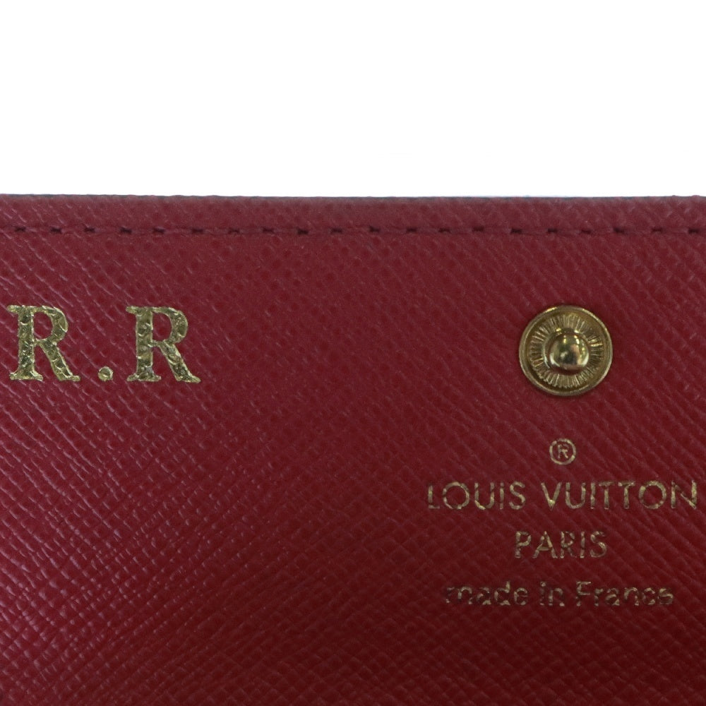 LOUIS VUITTON(ルイヴィトン) モノグラム ミュルティクレ4 4連キーケース R.R刻印入り ブラウン レディース M41945