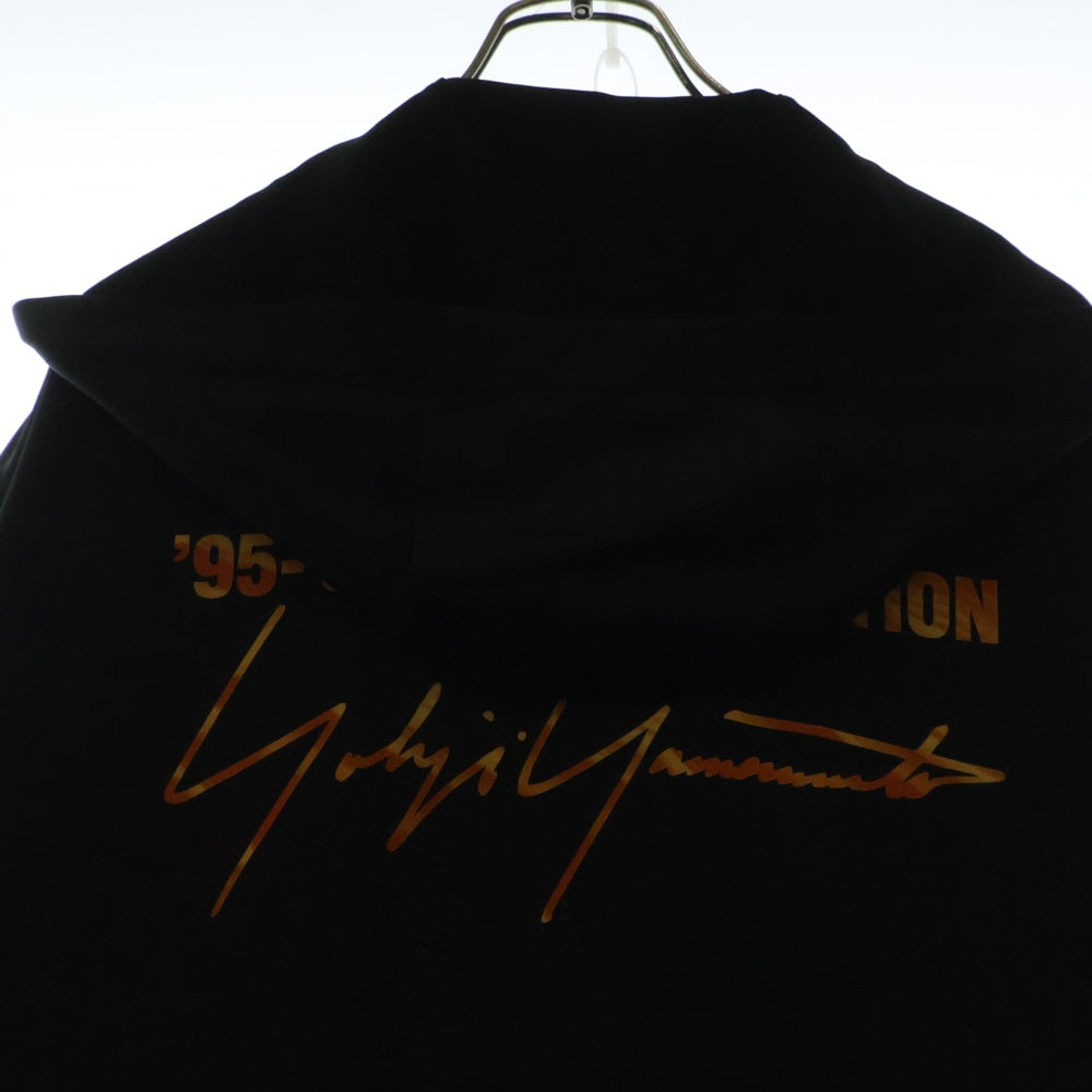 Yohji Yamamoto POUR HOMME(ヨウジヤマモト プールオム) 95-96AW サテン フード スタッフコート ブラック MK-C77-989