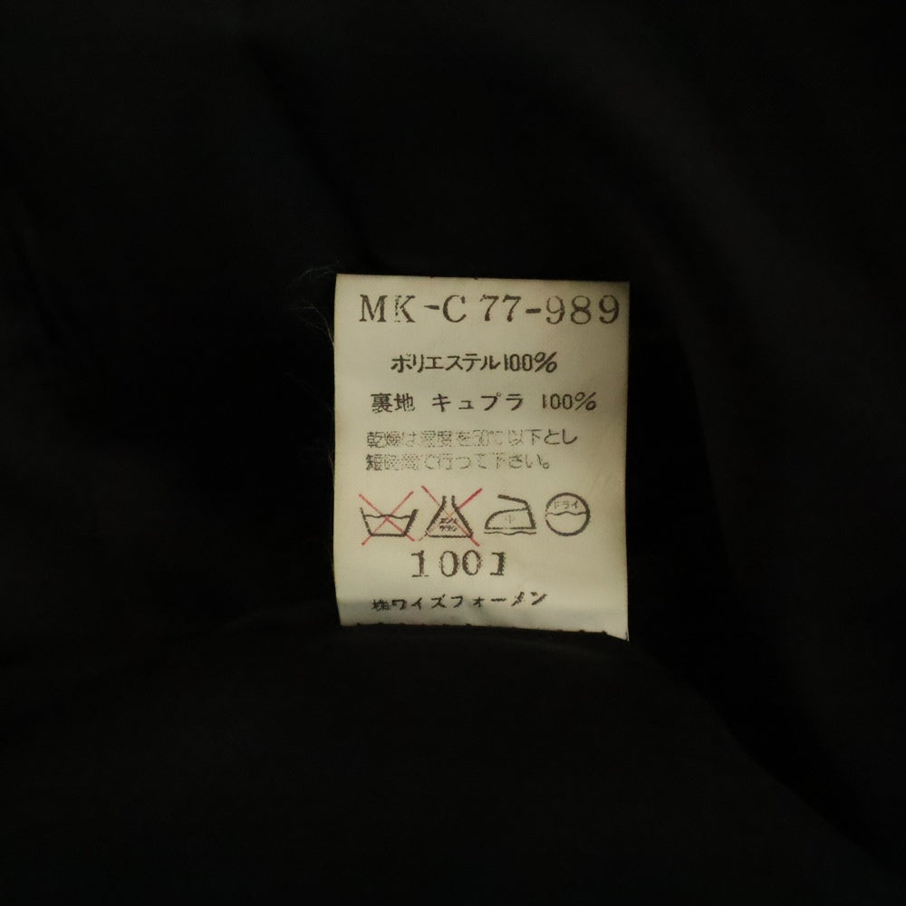 Yohji Yamamoto POUR HOMME(ヨウジヤマモト プールオム) 95-96AW サテン フード スタッフコート ブラック MK-C77-989