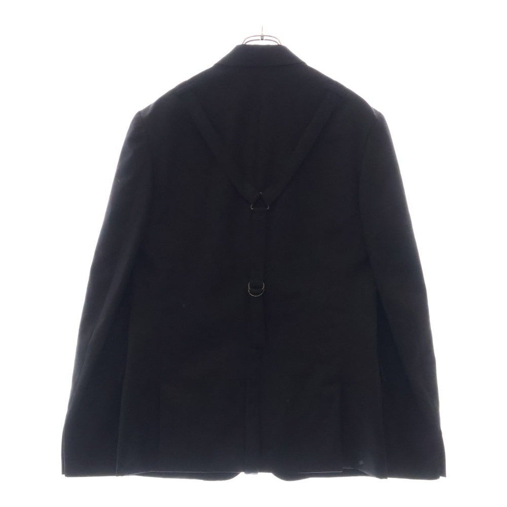 Yohji Yamamoto POUR HOMME(ヨウジヤマモト プールオム) 16AW ギャバジン ウール バックボンテージ テーラードジャケット ブラック HR-J14-100