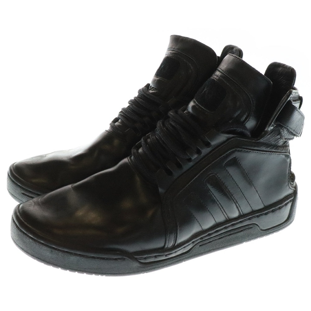 Y-3(ワイスリー) HAYWORTH MID 2 G14753 レザー ミッドカットスニーカー ブラック US8.5/26.5cm G14753