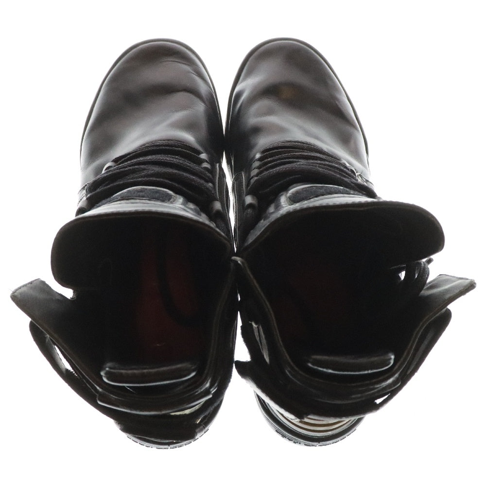 Y-3(ワイスリー) HAYWORTH MID 2 G14753 レザー ミッドカットスニーカー ブラック US8.5/26.5cm G14753