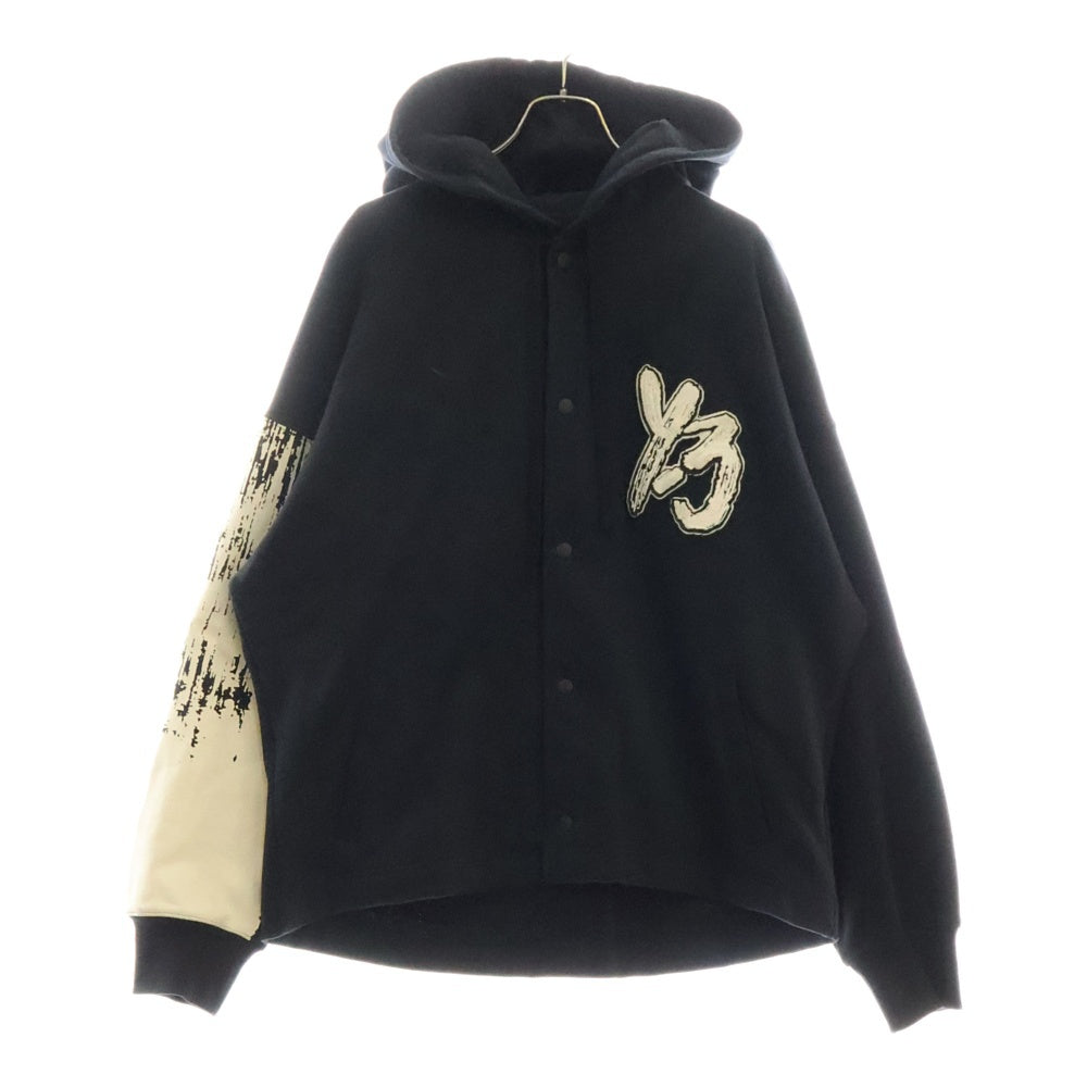 Y-3(ワイスリー) GRAPHIC LOGO FRENCH TERRY HOODIE H44810 グラフィックロゴ テリーフーディ ジャケット ブラック