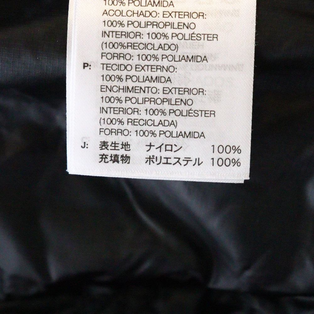 Y-3(ワイスリー) タイダイフロッキープリント ジップアップ ナイロンジャケット ブラック JI5646