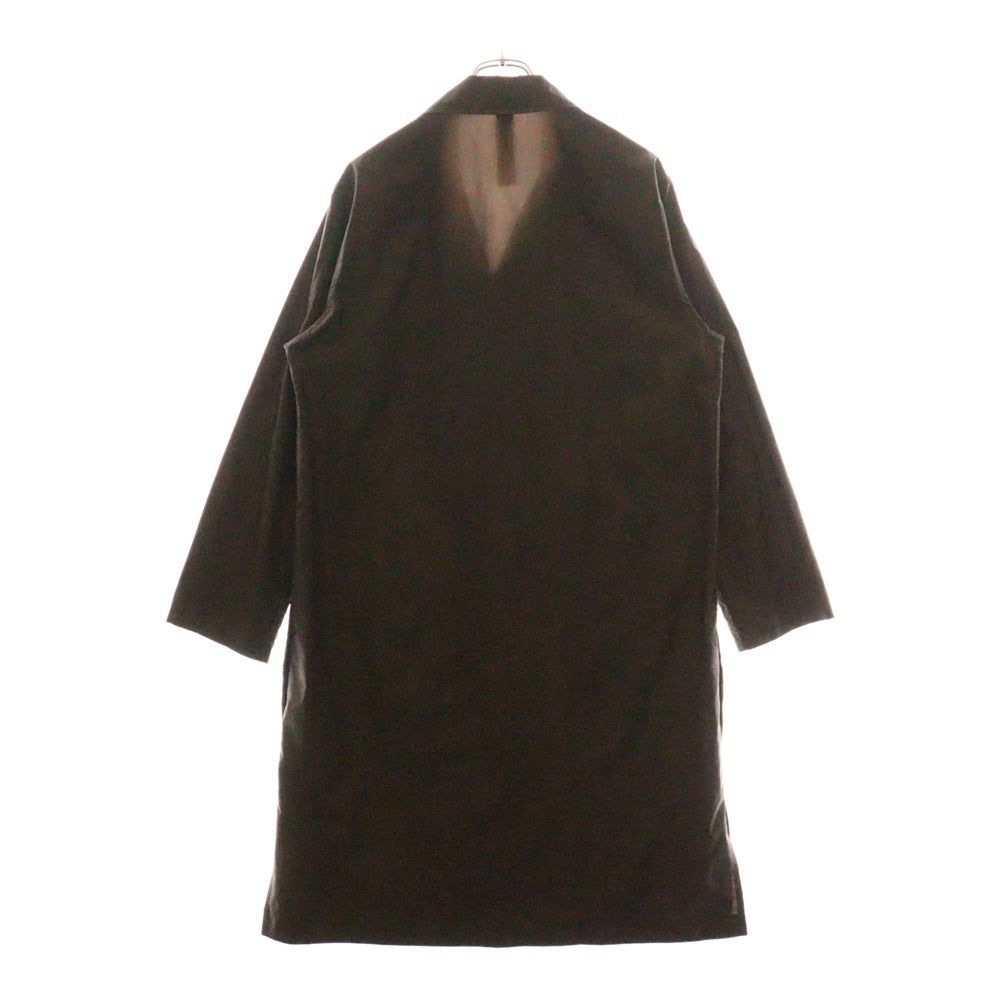 Ground Y(グラウンドワイ) Pe Taffeta Long Work Shirt Coat GE-C09-900 ポリエステル シャツコート ブラウン