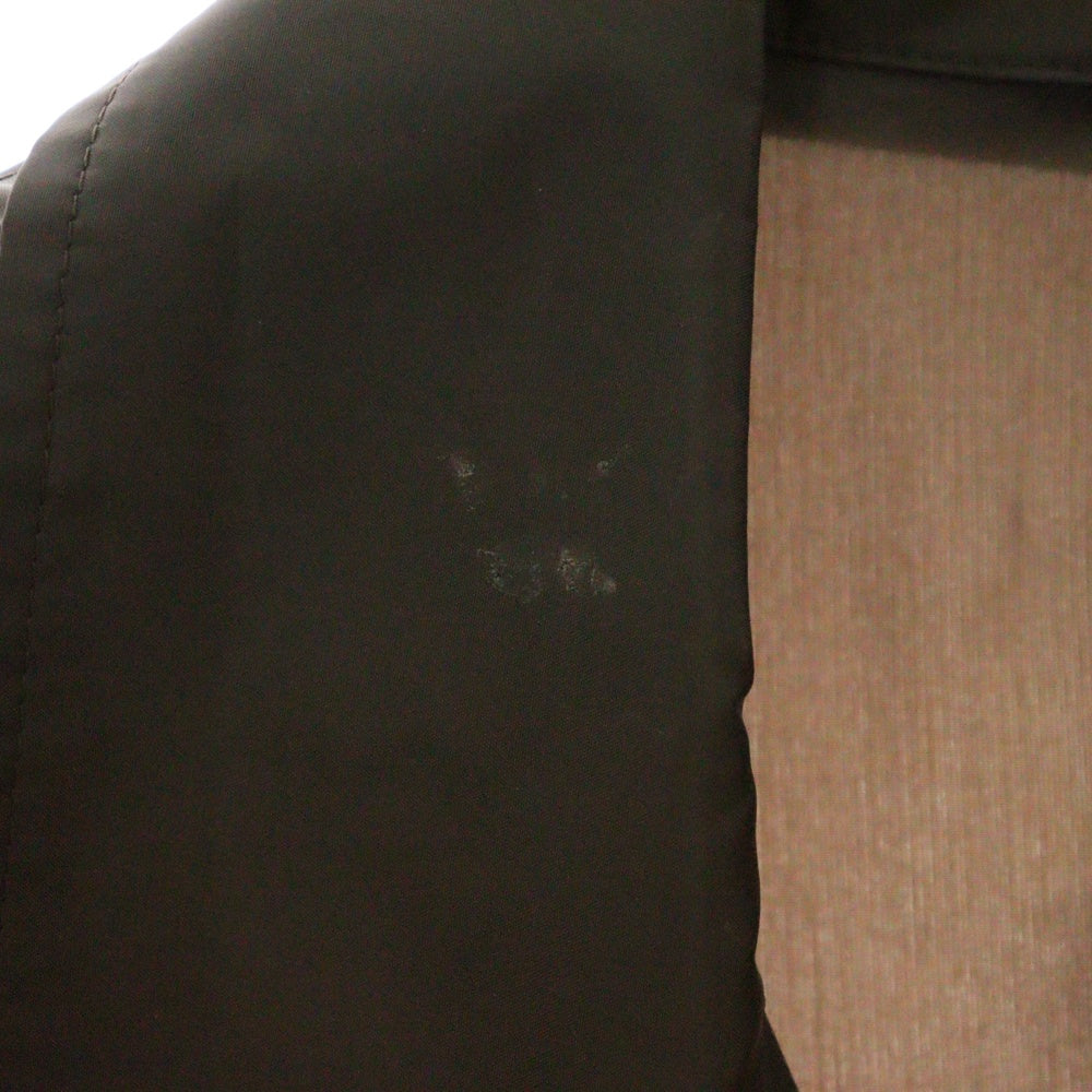 Ground Y(グラウンドワイ) Pe Taffeta Long Work Shirt Coat GE-C09-900 ポリエステル シャツコート ブラウン