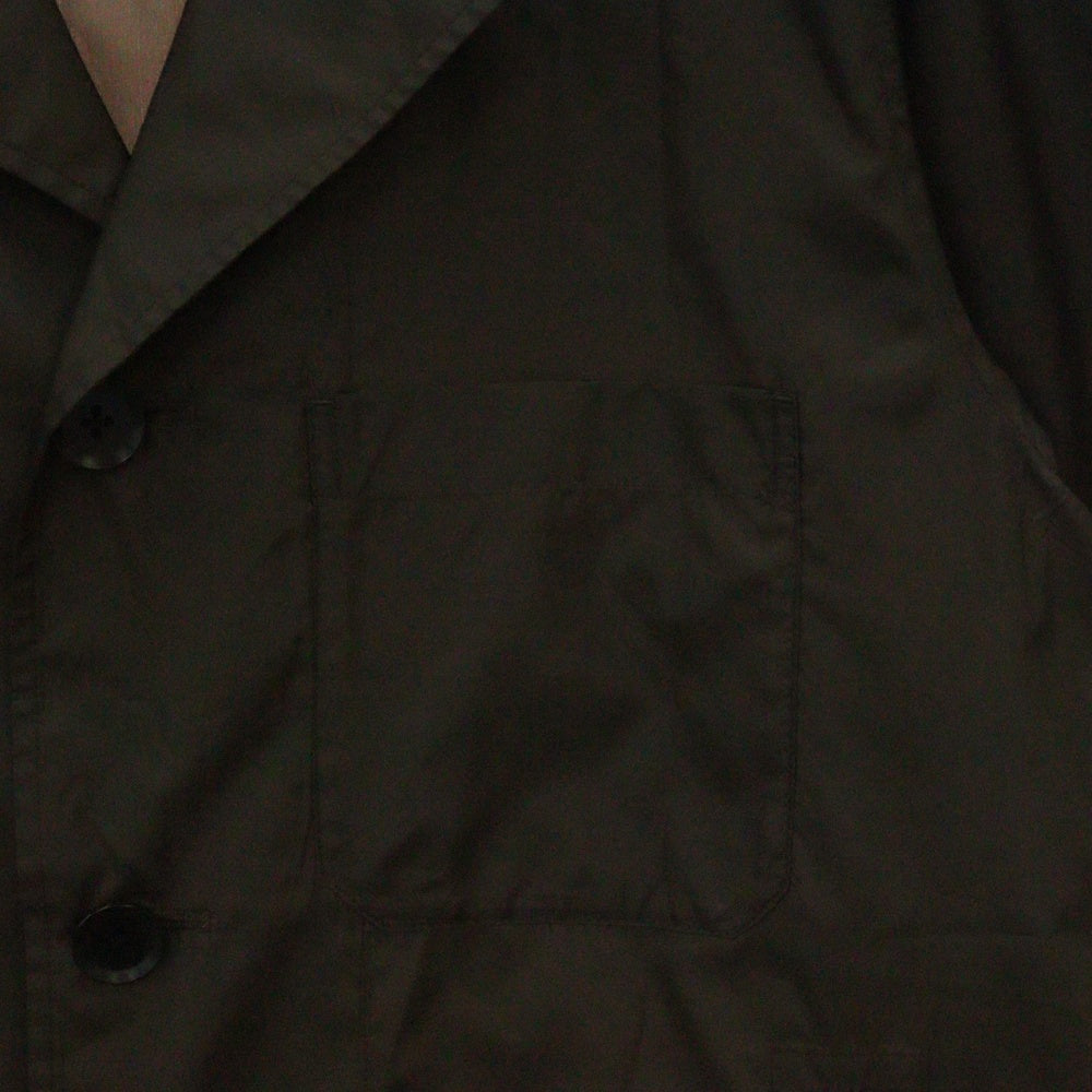 Ground Y(グラウンドワイ) Pe Taffeta Long Work Shirt Coat GE-C09-900 ポリエステル シャツコート ブラウン