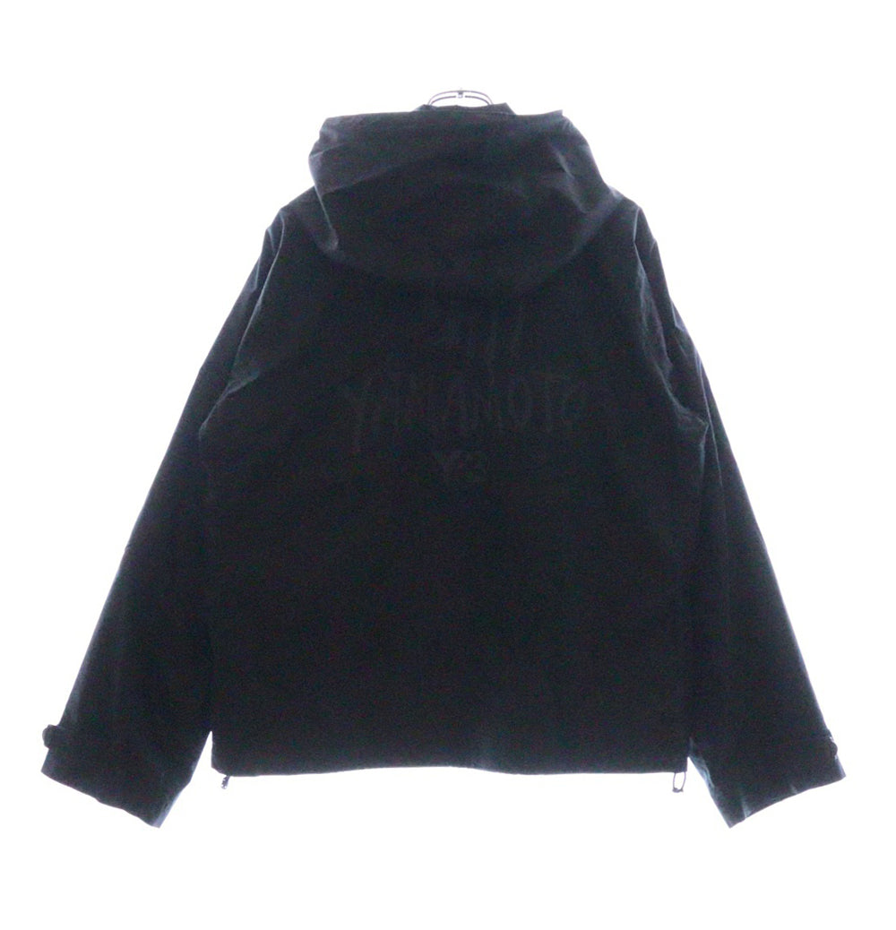 Y-3(ワイスリー) U HOODED WINDSTOPPER JACKET DY7271 ナイロン ジップップ フード ジャケット ブラック