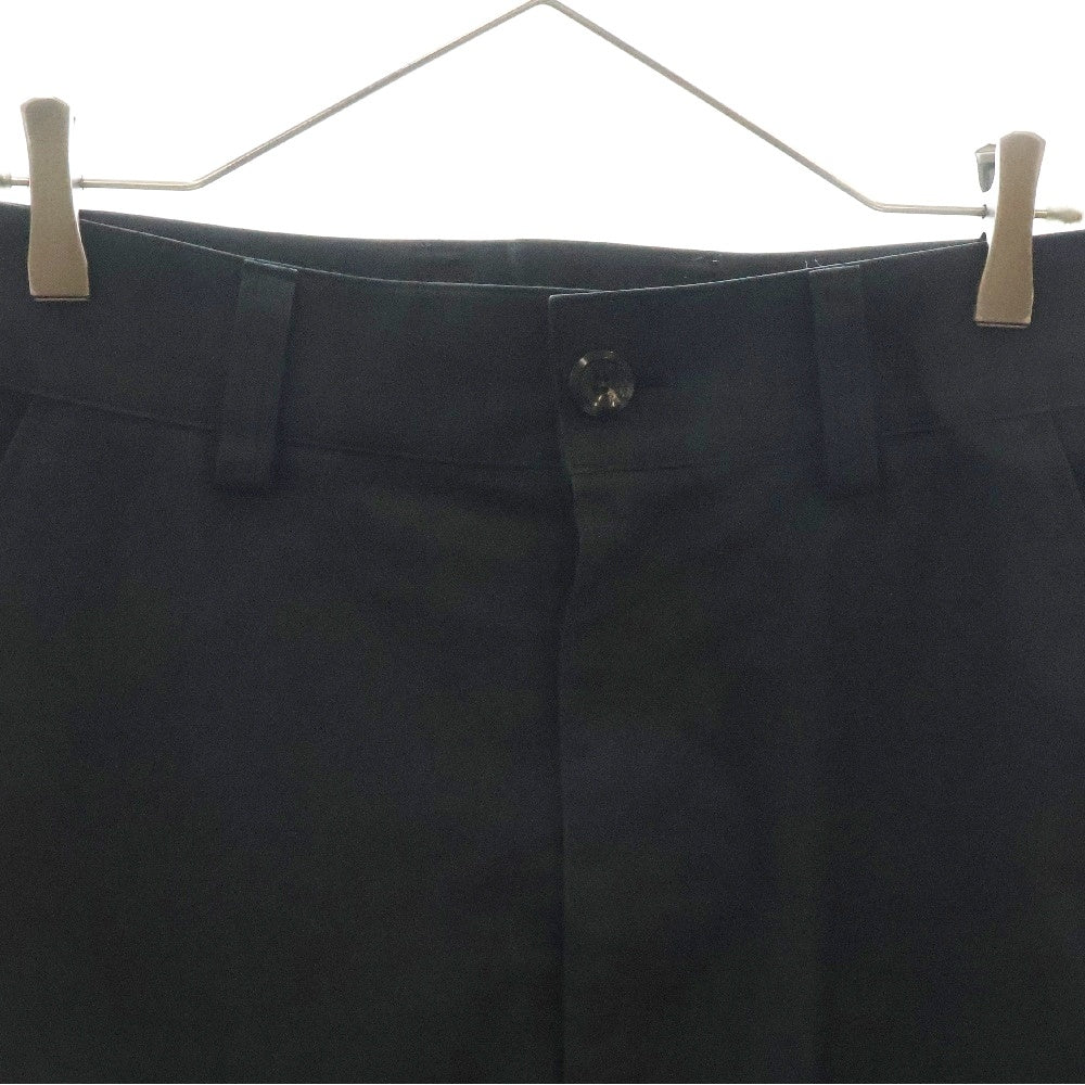 THE RERACS(ザ リラクス) 23SS ジップフライ ポリエステル カーゴパンツ ブラック 23SS-REPT-170
