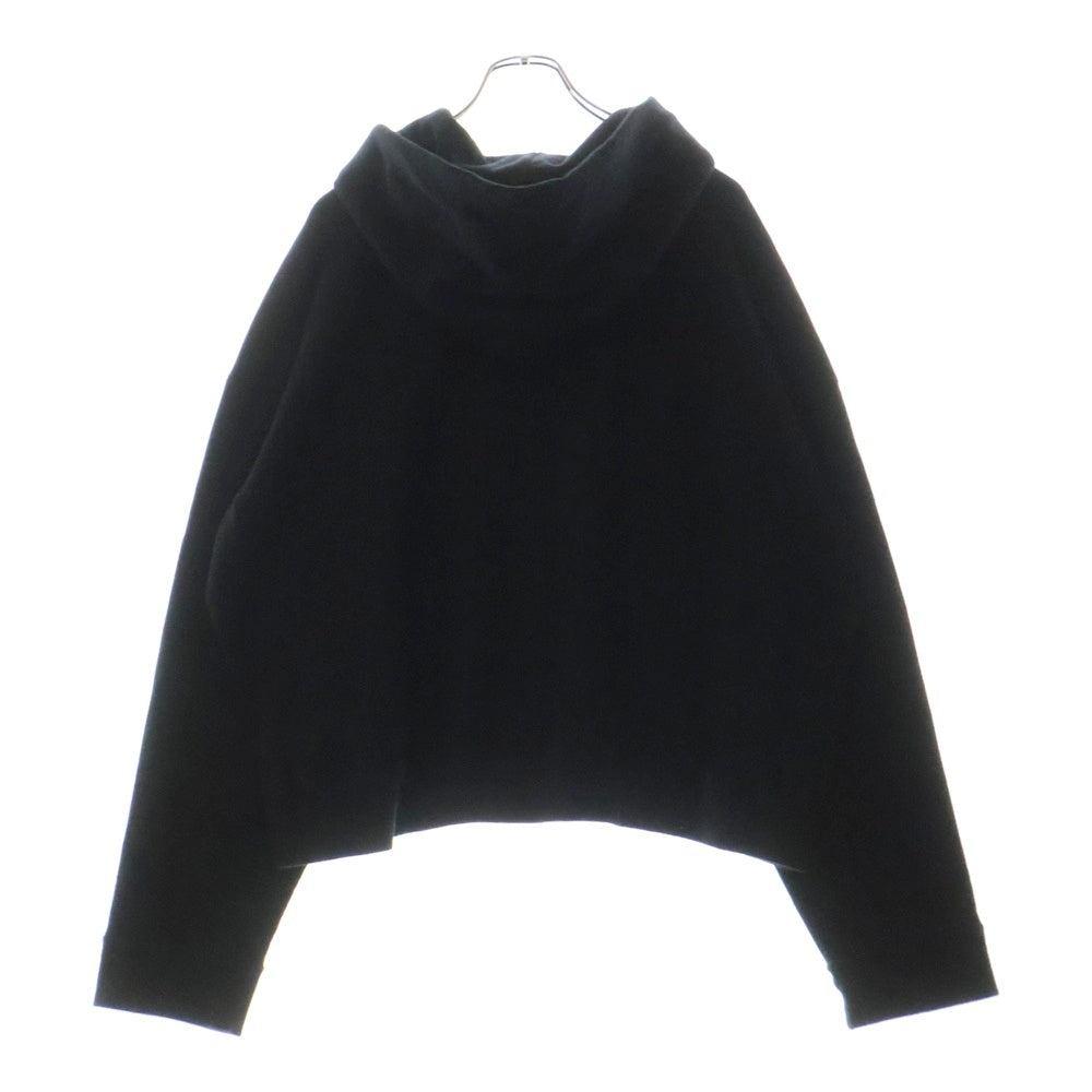 READY MADE(レディメイド) 24AW BIG HOODIE LOGO RE-CO-BK-00-00-285 ロゴ刺繍フーディ プルオーバースウェットパーカー ブラック