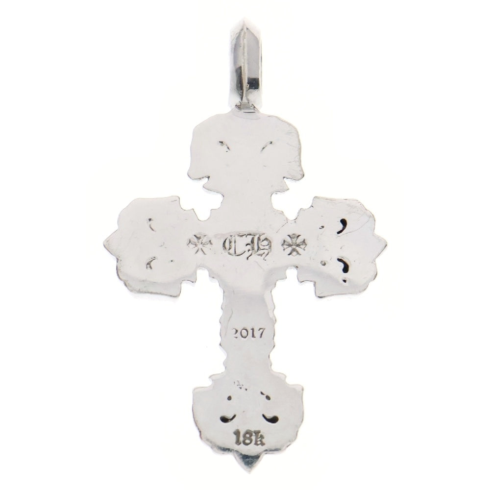 CHROME HEARTS(クロムハーツ) 18KWG FILIGREE TINY P/DIA タイニーフィリグリークロス PAVEダイヤ ペンダントトップ ホワイトゴールド
