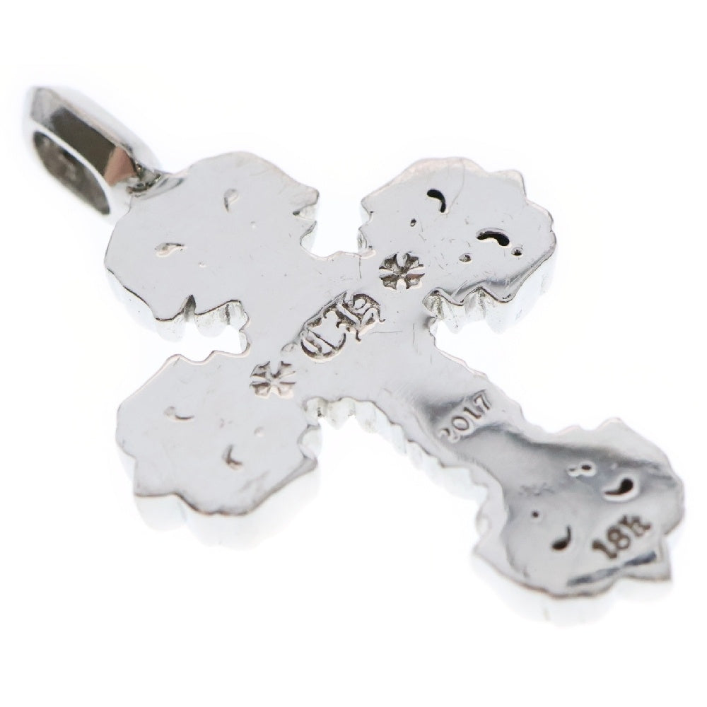 CHROME HEARTS(クロムハーツ) 18KWG FILIGREE TINY P/DIA タイニーフィリグリークロス PAVEダイヤ ペンダントトップ ホワイトゴールド