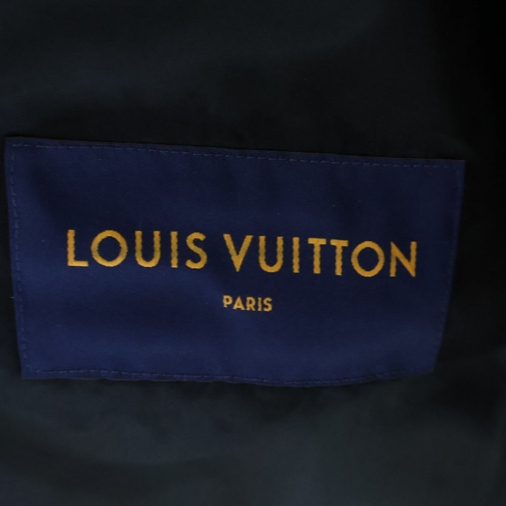 LOUIS VUITTON(ルイヴィトン) 23SS Monogram Trucker Leather Jacket RM2319 UM4 HOL12E モノグラム レザートラッカージャケット ブラック