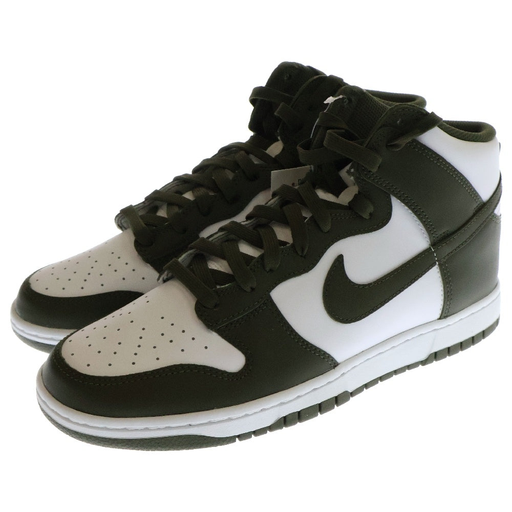 NIKE(ナイキ) DUNK HIGH RETRO DD1399-107 ダンク ハイカットスニーカー カーキ/ホワイト US10/28.0cm