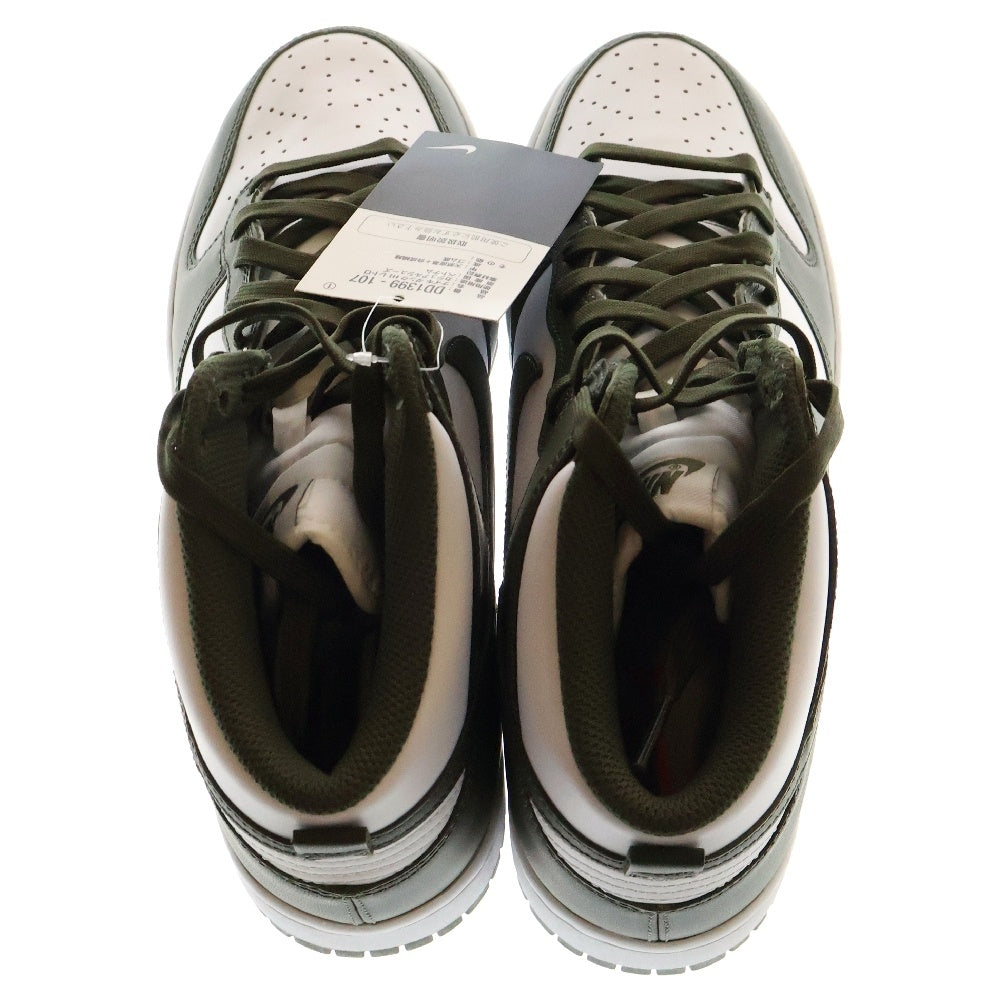 NIKE(ナイキ) DUNK HIGH RETRO DD1399-107 ダンク ハイカットスニーカー カーキ/ホワイト US10/28.0cm