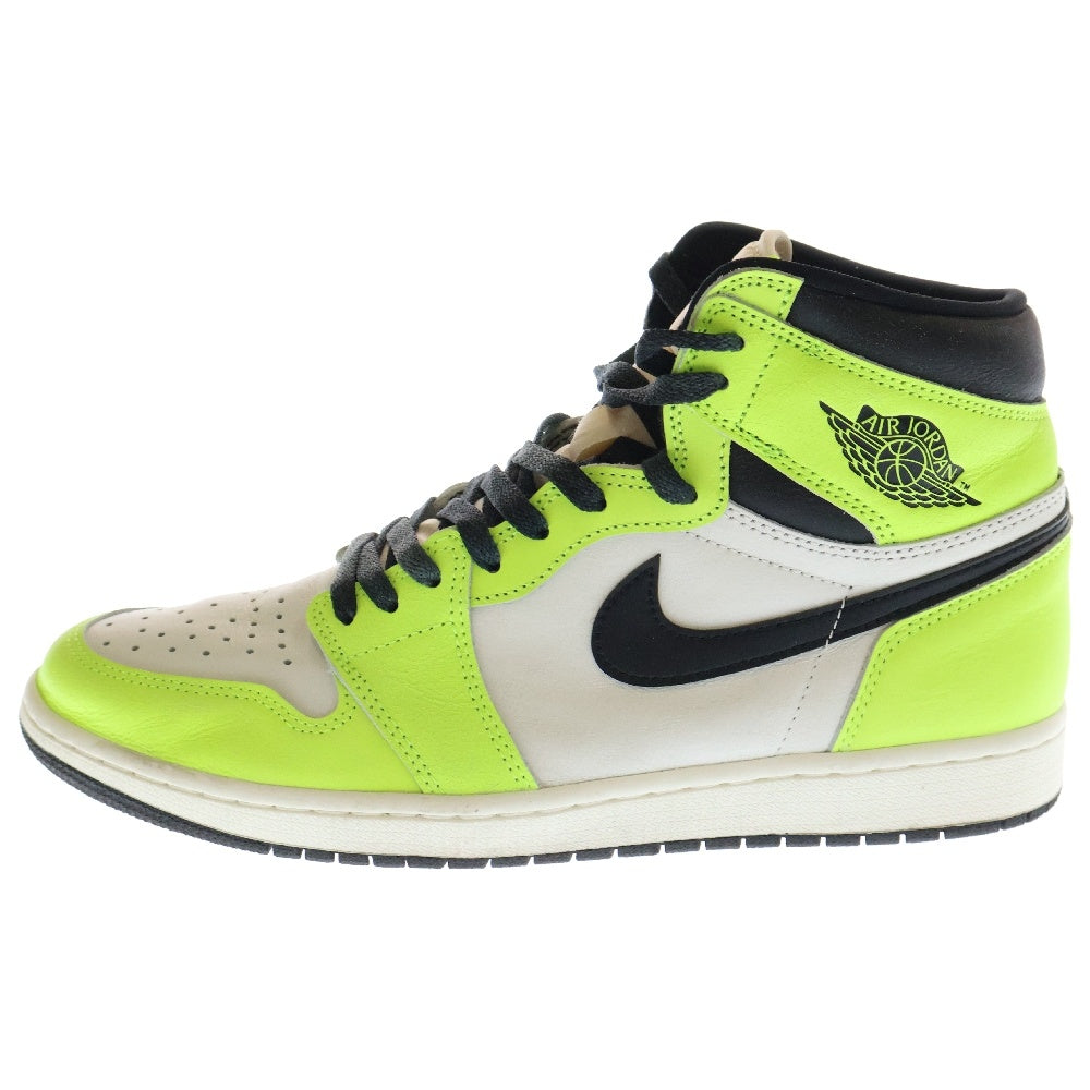 NIKE(ナイキ) AIR JORDAN 1 HIGH OG Volt Visionaire 555088-702 エアジョーダン 1 ハイカットスニーカー ボルト ヴィジョネア イエロー/ホワイト US11/29.0cm