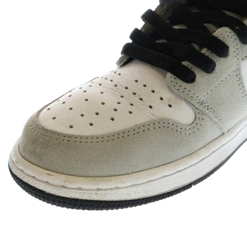 NIKE(ナイキ) AIR JORDAN1 RETRO HIGH OG LIGHT SMOKE GREY 555088-126 エアジョーダン1 スモークグレー ハイカットスニーカー ホワイト/グレー US11/29.0cm