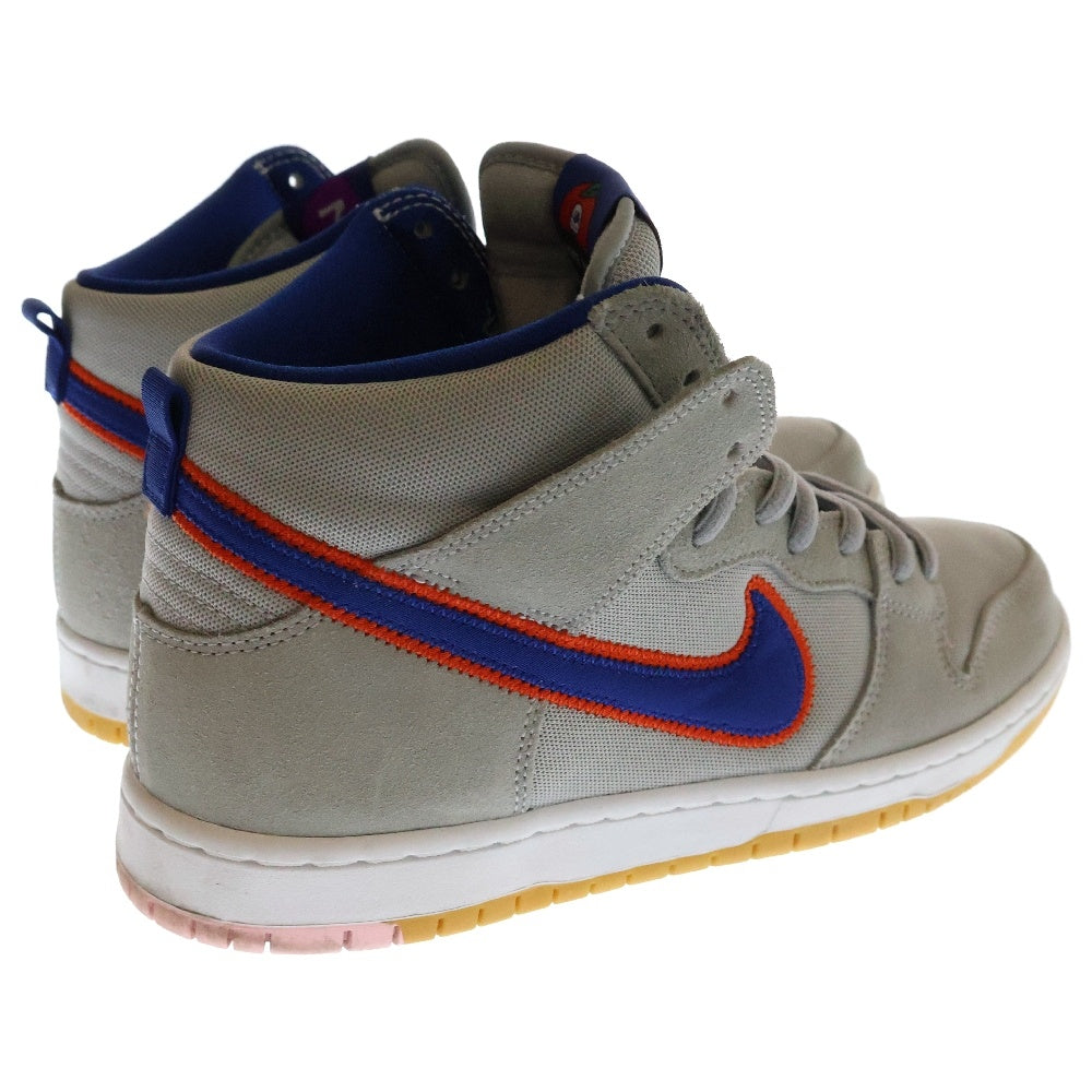 NIKE SB(ナイキエスビー) DUNK HIGH PREMIUM QS METS DH7155-001 ダンク ニューヨークメッツ ハイカットスニーカー グレー US10/28.0cm