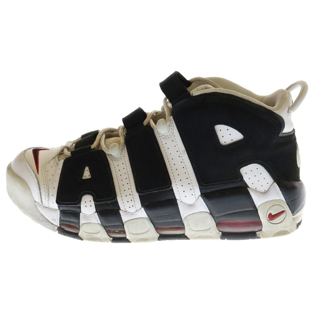 NIKE(ナイキ) AIR MORE UPTEMPO 414962-105 エア モア アップテンポ ハイカットスニーカー ブラック/ホワイト US10/28.0cm