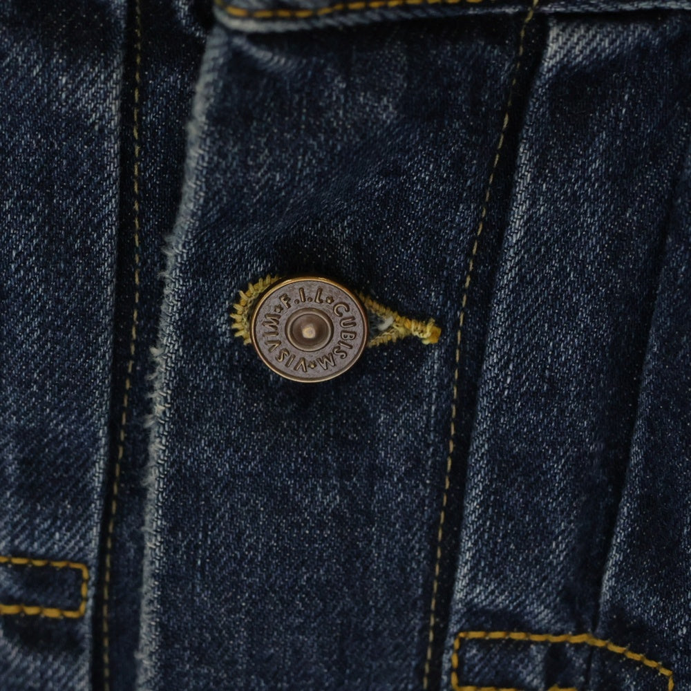 VISVIM WMV(ビズビム ダブリューエムブイ) 24AW SS 101XX JKT W DMGD-1010 0324205006001 デニムジャケット インディゴ
