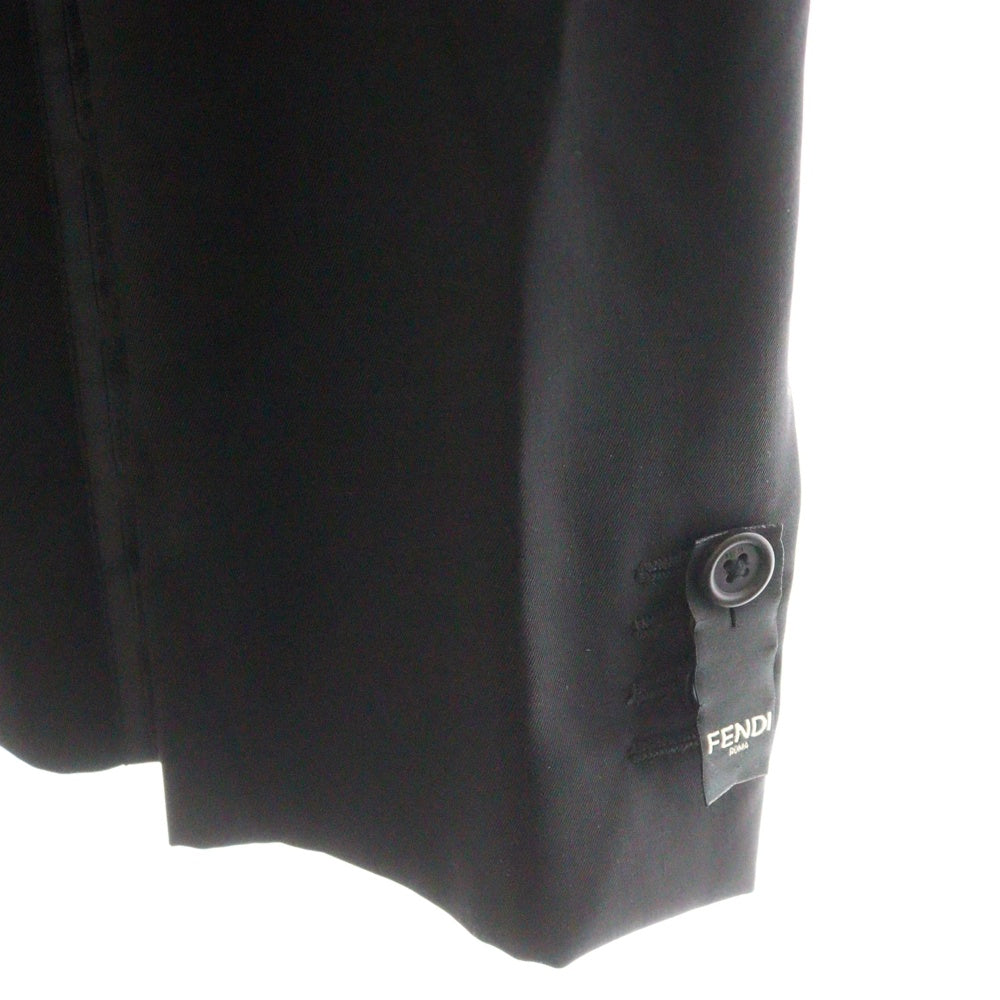 FENDI(フェンディ) FF TAPE JACKET FJ0853 AANG テープロゴ テーラードジャケット ブラック